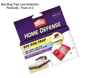 Bed Bug Trap Lure Detection Pesticide - Pack of 2