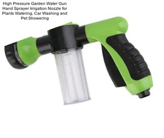 High Pressure Garden Water Gun Hand Sprayer Irrigation Nozzle for Plants Watering, Car Washing and Pet Showering
