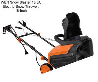 WEN Snow Blaster 13.5A Electric Snow Thrower, 18-Inch