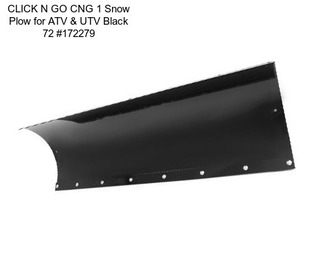 CLICK N GO CNG 1 Snow Plow for ATV & UTV Black 72\