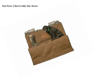 Mud River 2 Barrel Utility Mat, Brown