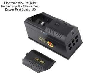 Electronic Mice Rat Killer Rodent Repeller Electric Trap Zapper Pest Control US