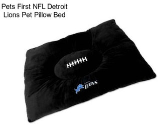Pets First NFL Detroit Lions Pet Pillow Bed