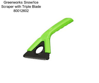 Greenworks Snow/Ice Scraper with Triple Blade 80012602