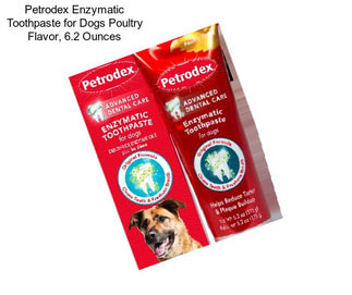 Petrodex Enzymatic Toothpaste for Dogs Poultry Flavor, 6.2 Ounces