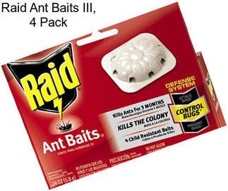 Raid Ant Baits III, 4 Pack