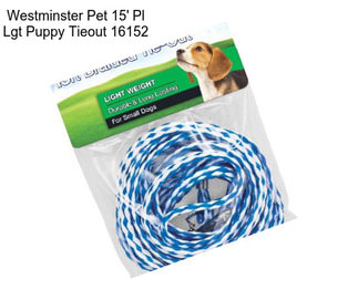 Westminster Pet 15\' Pl Lgt Puppy Tieout 16152