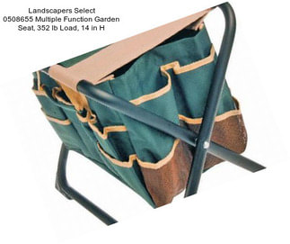 Landscapers Select 0508655 Multiple Function Garden Seat, 352 lb Load, 14 in H