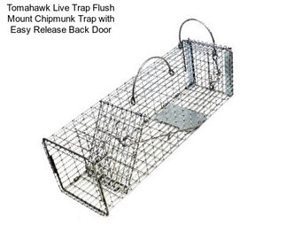Tomahawk Live Trap Flush Mount Chipmunk Trap with Easy Release Back Door