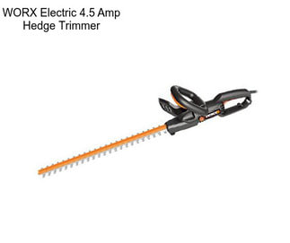 WORX Electric 4.5 Amp Hedge Trimmer