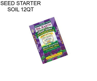 SEED STARTER SOIL 12QT