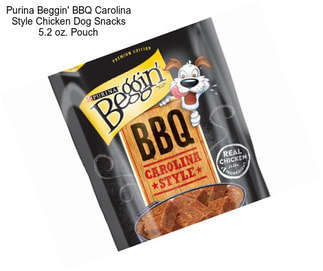 Purina Beggin\' BBQ Carolina Style Chicken Dog Snacks 5.2 oz. Pouch