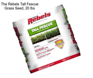 The Rebels Tall Fescue Grass Seed, 20 lbs