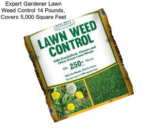 Expert Gardener Lawn Weed Control 14 Pounds, Covers 5,000 Square Feet