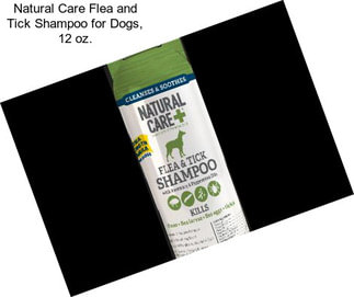 Natural Care Flea and Tick Shampoo for Dogs, 12 oz.