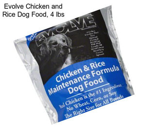 Evolve Chicken and Rice Dog Food, 4 lbs