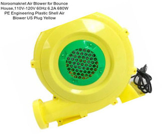 Noroomaknet Air Blower for Bounce House,110V-120V 60Hz 6.2A 680W PE Engineering Plastic Shell Air Blower US Plug Yellow