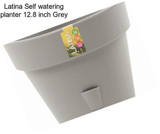 Latina Self watering planter 12.8 inch Grey