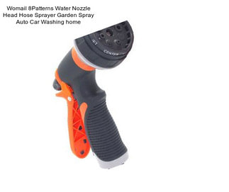 Womail 8Patterns Water Nozzle Head Hose Sprayer Garden Spray Auto Car Washing home