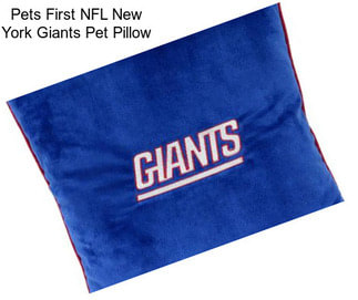 Pets First NFL New York Giants Pet Pillow