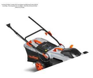 VonHaus 40V Max. Cordless Push Lawn Mower and Mulching Function with 50L Grass Bag – Rechargeable 4ah Li-ion Battery – Part of the VonHaus 40V Max Lithium-ion G Range