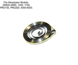 Fits Weedeater Models:  2XR20-XR95, 1500, 1700, PRO150, PRO200, 4000-6500.