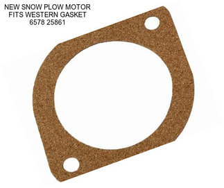 NEW SNOW PLOW MOTOR FITS WESTERN GASKET 6578 25861