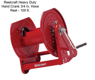 Reelcraft Heavy Duty Hand Crank 3/4 in. Hose Reel - 100 ft.