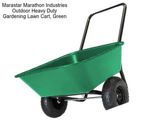 Marastar Marathon Industries Outdoor Heavy Duty Gardening Lawn Cart, Green
