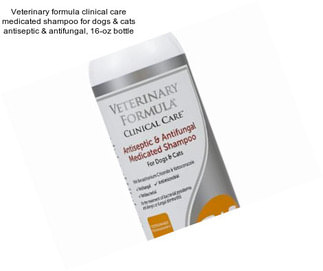 Veterinary formula clinical care medicated shampoo for dogs & cats antiseptic & antifungal, 16-oz bottle