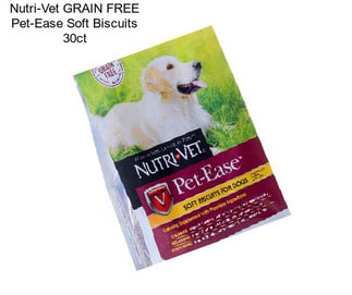 Nutri-Vet GRAIN FREE Pet-Ease Soft Biscuits 30ct