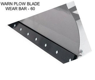 WARN PLOW BLADE WEAR BAR - 60\