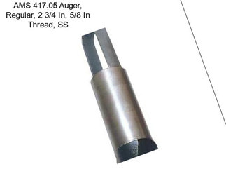 AMS 417.05 Auger, Regular, 2 3/4 In, 5/8 In Thread, SS