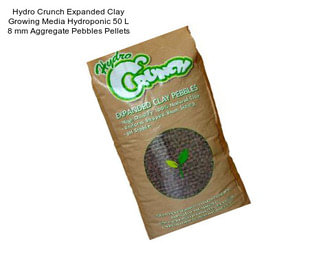 Hydro Crunch Expanded Clay Growing Media Hydroponic 50 L 8 mm Aggregate Pebbles Pellets