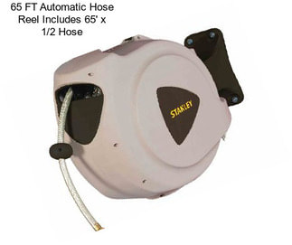 65 FT Automatic Hose Reel Includes 65\' x 1/2\