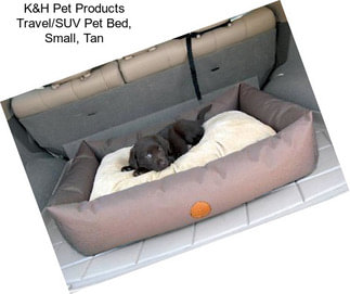 K&H Pet Products Travel/SUV Pet Bed, Small, Tan
