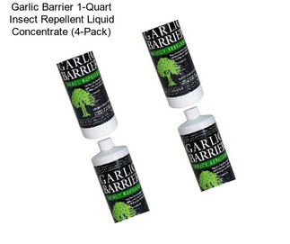 Garlic Barrier 1-Quart Insect Repellent Liquid Concentrate (4-Pack)
