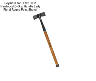 Seymour SV-DR72 30 in Hardwood D-Grip Handle Lady Floral Round Point Shovel