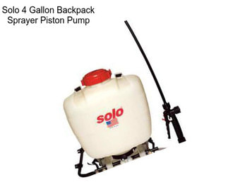 Solo 4 Gallon Backpack Sprayer Piston Pump