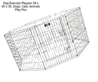 Dog Exercise Playpen 58\