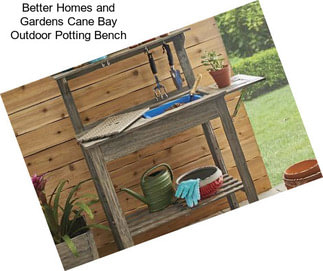 Better Homes and Gardens Cane Bay Outdoor Potting Bench