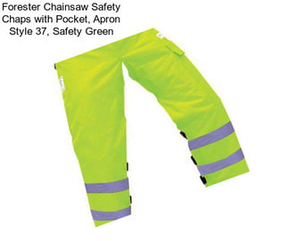 Forester Chainsaw Safety Chaps with Pocket, Apron Style 37\