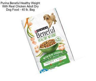 Purina Beneful Healthy Weight With Real Chicken Adult Dry Dog Food - 40 lb. Bag