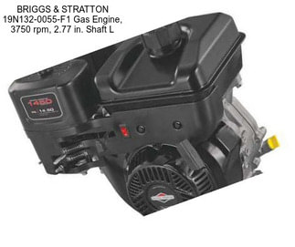 BRIGGS & STRATTON 19N132-0055-F1 Gas Engine, 3750 rpm, 2.77 in. Shaft L