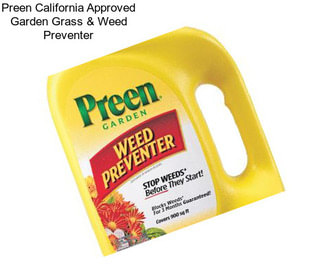 Preen California Approved Garden Grass & Weed Preventer