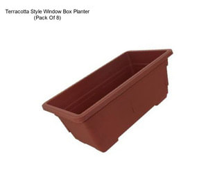 Terracotta Style Window Box Planter (Pack Of 8)