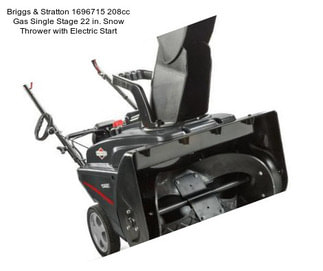 Briggs & Stratton 1696715 208cc Gas Single Stage 22 in. Snow Thrower with Electric Start