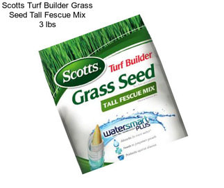 Scotts Turf Builder Grass Seed Tall Fescue Mix 3 lbs