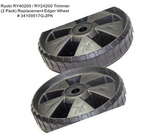 Ryobi RY40200 / RY24200 Trimmer (2 Pack) Replacement Edger Wheel # 34109517G-2PK