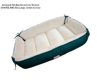 Armarkat Pet Bed 64-Inch by 50-Inch D04HML/MB-Xtra Large, Green & Ivory